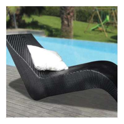 Poly Rattan Sun Lounger