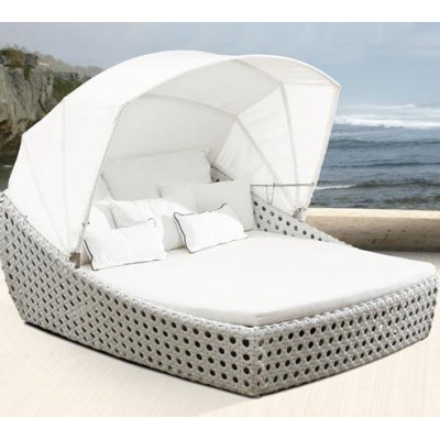 Poly Rattan Sun Lounger