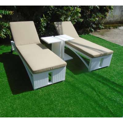 Poly Rattan Sun Lounger