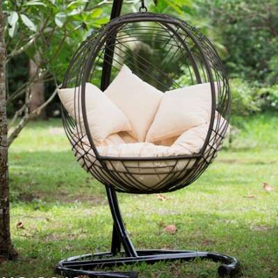 Poly Rattan Swing Chair